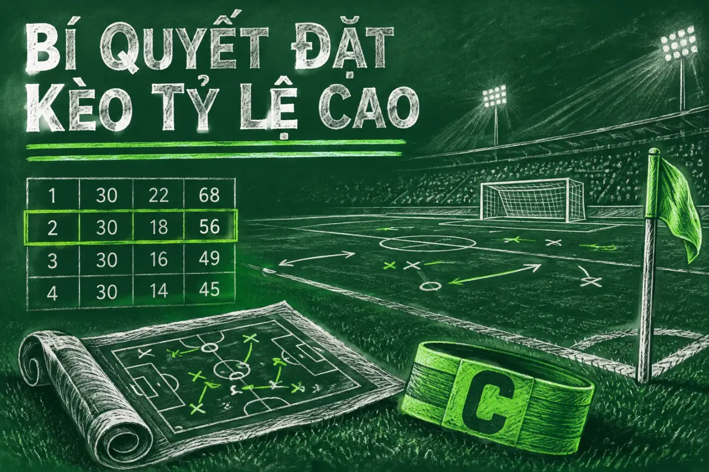 Bí Quyết Đặt Kèo Tỷ Lệ Cao Để Chiến Thắng Lớn
