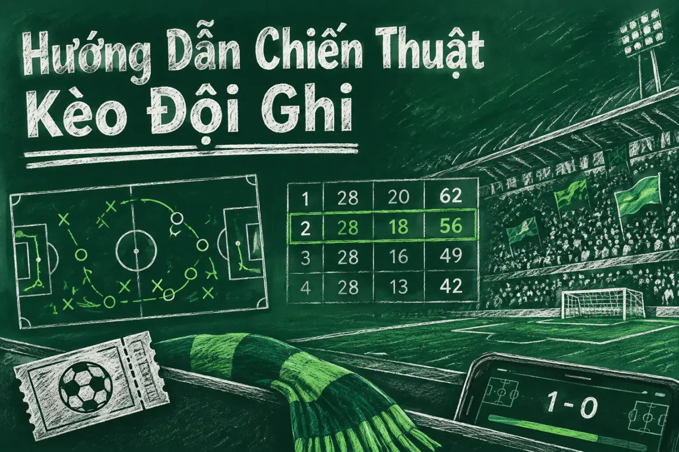 Hướng dẫn chiến thuật Kèo Đội Ghi Bàn Trước