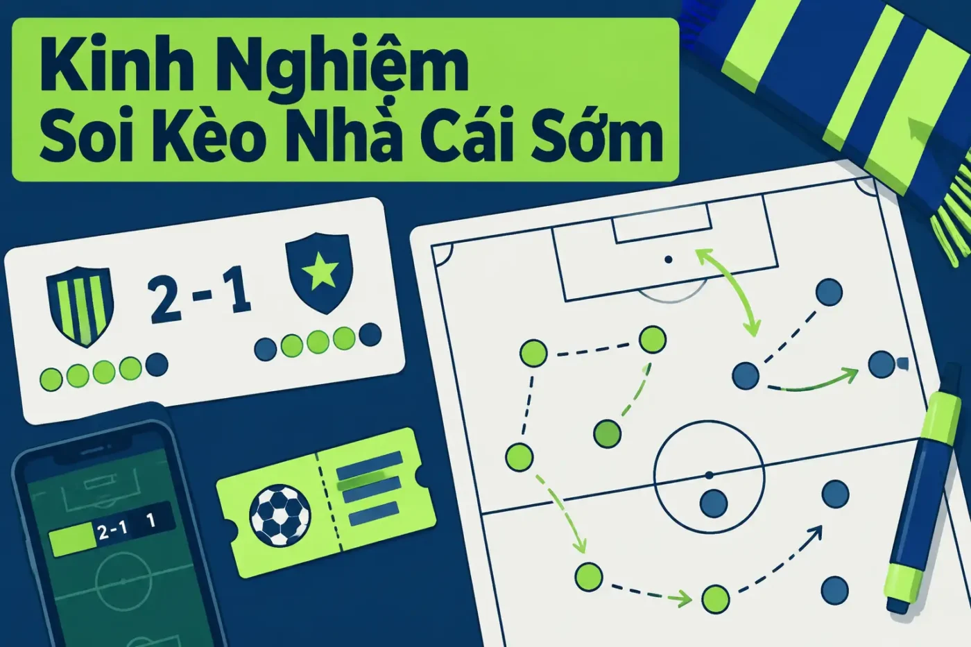 Tỷ lệ kèo sớm thường được nhà cái đưa ra từ 3-7 ngày trước trận đấu - kinh nghiệm soi kèo nhà cái sớm